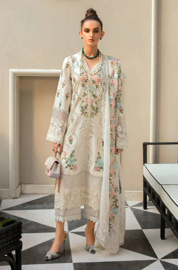 BLOOMSATTIRE - 3PC Cambric Heavy Embroidered BA-06