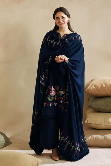 BLOOMSATTIRE- 3PC DHANAK EMBROIDERED BA-W79