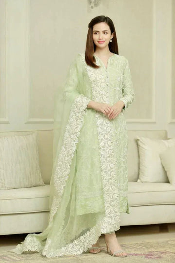 BAREEZA- 3PC LAWN EMBROIDERED BA-03