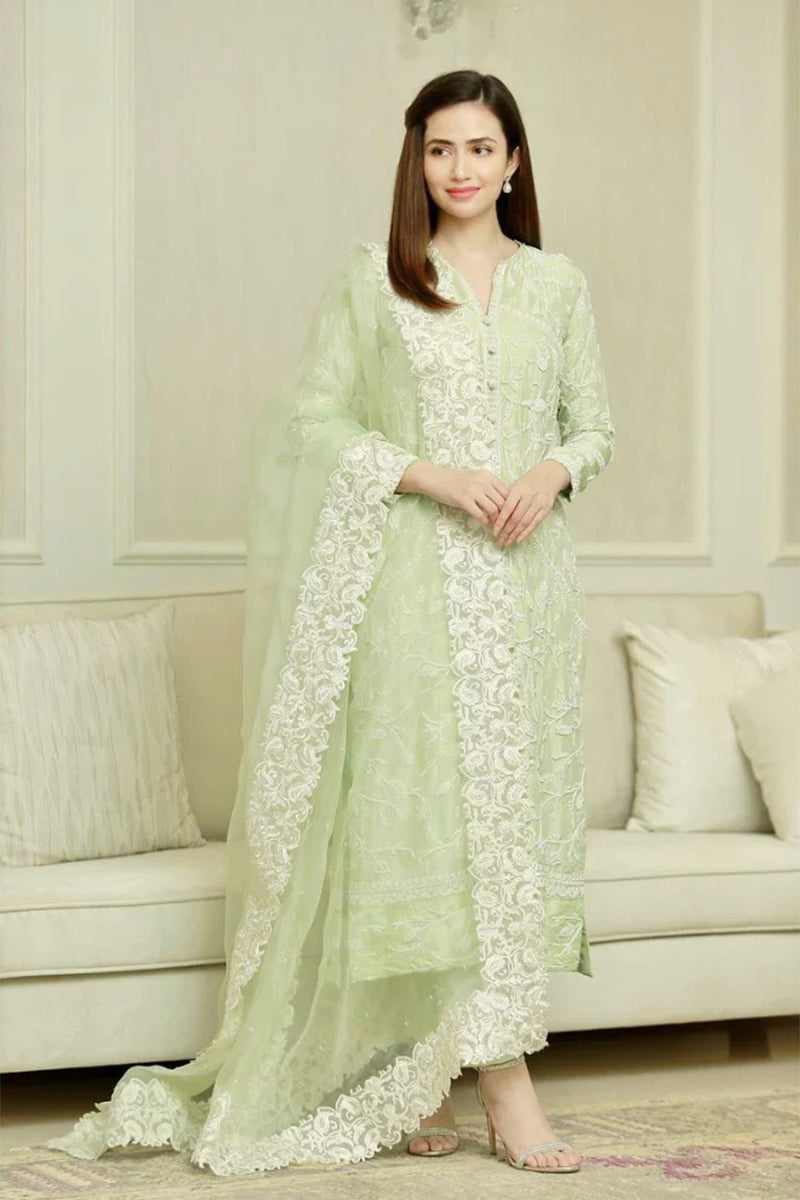 BLOOMSATTIRE- 3PC LAWN EMBROIDERED BA-S03