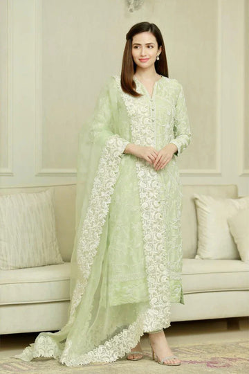 BLOOMSATTIRE- 3PC LAWN EMBROIDERED BA-S03