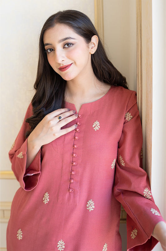 BLOOMSATTIRE- 3PC DHANAK EMBROIDERED BA-W71