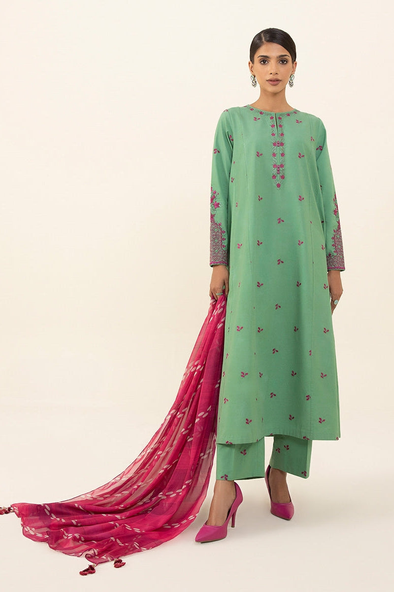 BLOOMSATTIRE  - 3PC LAWN EMBROIDERED BA-62