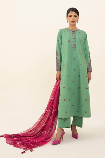 BLOOMSATTIRE  - 3PC LAWN EMBROIDERED BA-62
