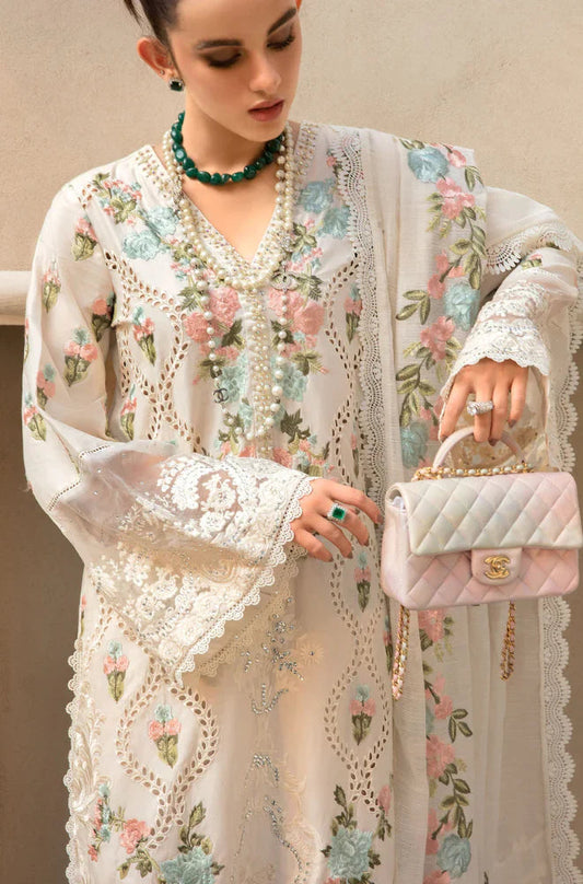 BLOOMSATTIRE - 3PC Cambric Heavy Embroidered BA-06