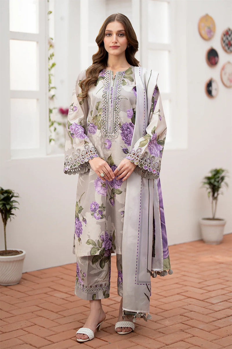 BLOOMSATTIRE- 3PC KARANDI PRINTED BAKP-09