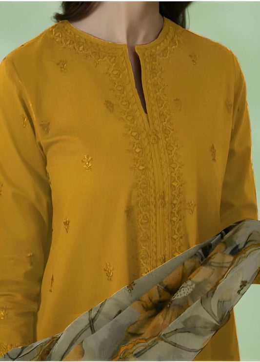 SAPPHIRE - 3PC DHANAK EMBROIDERED BA-W50B