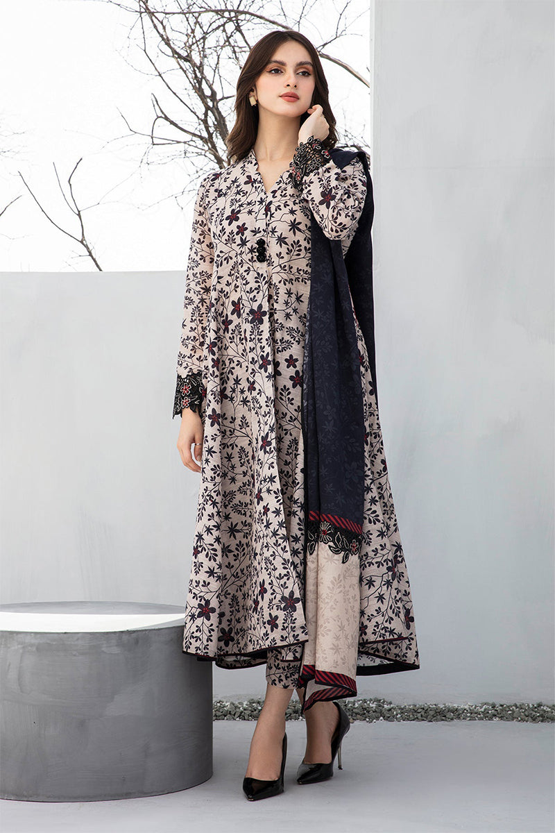 BLOOMSATTIRE- 3PC KARANDI PRINTED BAKP-06