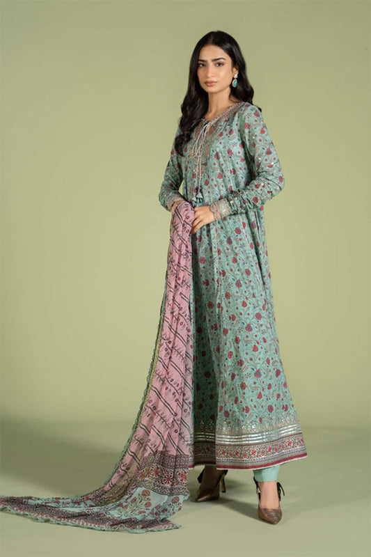 BLOOMSATTIRE- 3PC KARANDI PRINTED BAKP-02