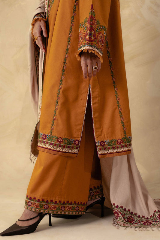 BLOOMSATTIRE - 3PC DHANAK EMBROIDERED BA-W78M
