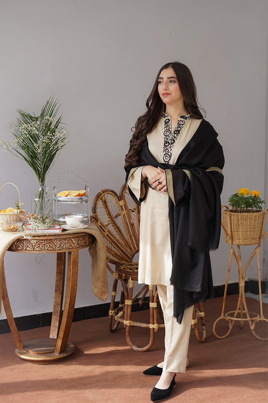 AISLING - 3PC DHANAK EMBROIDERED BA-W164