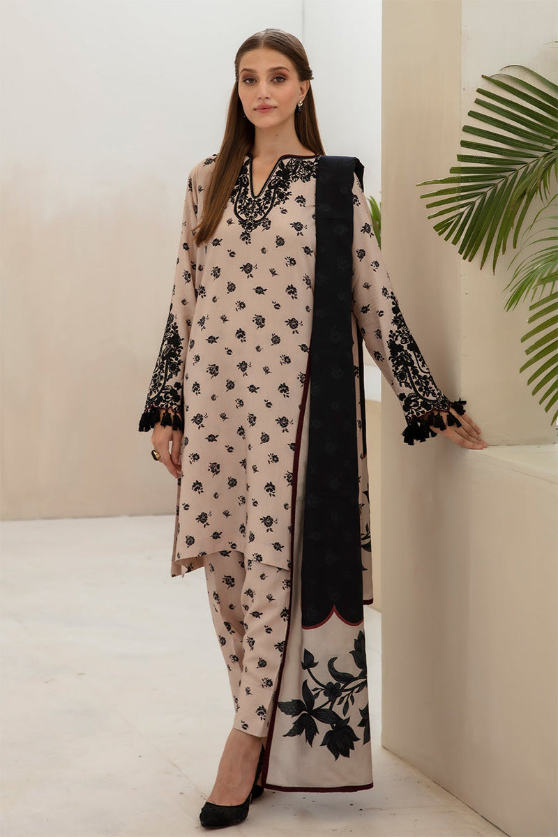 BLOOMSATTIRE- 3PC KARANDI PRINTED BAKP-12