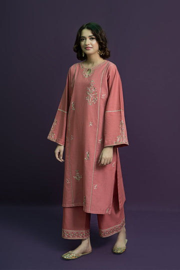 URGE - 2PC DHANAK EMBROIDERED BA-W201