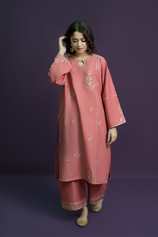 URGE - 2PC DHANAK EMBROIDERED BA-W201