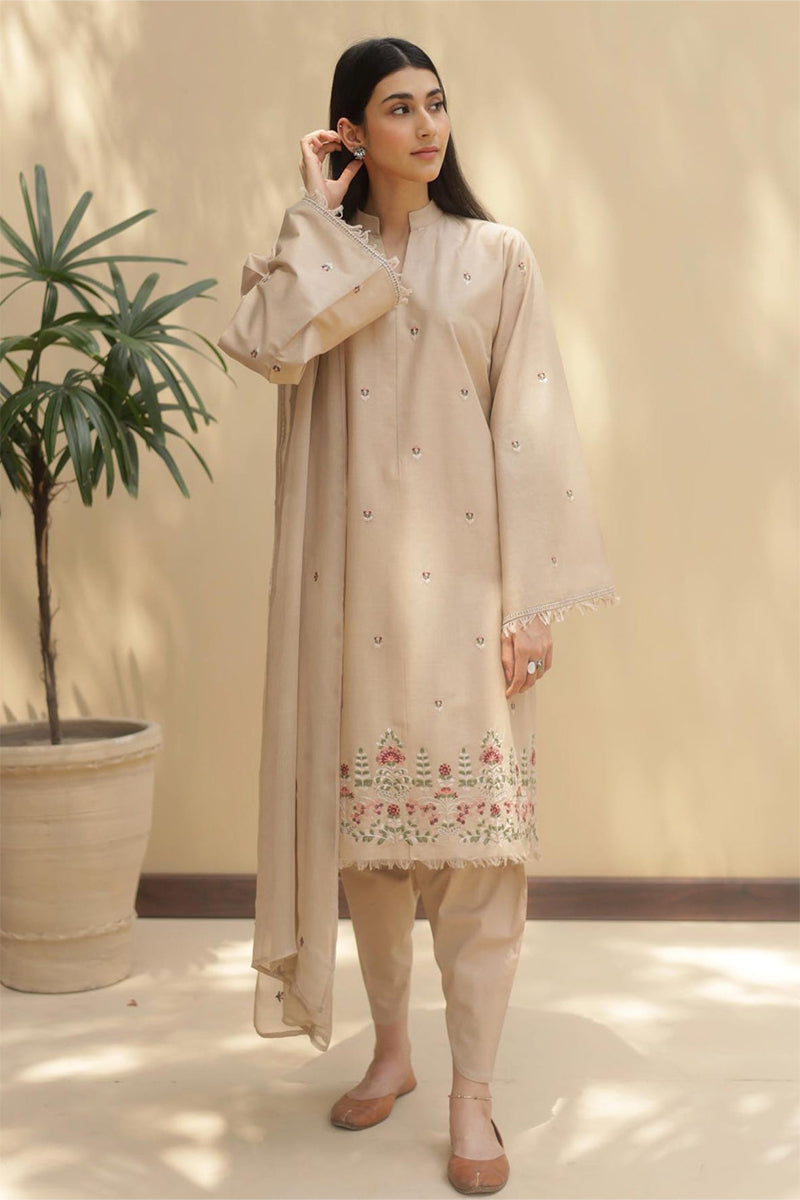 BLOOMSATTIRE-3PC LAWN EMBROIDERED BA-102