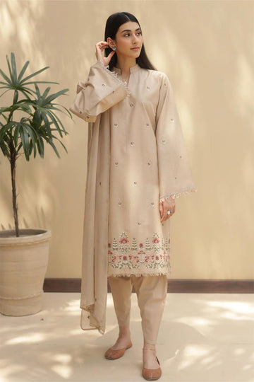 BLOOMSATTIRE-3PC LAWN EMBROIDERED BA-102