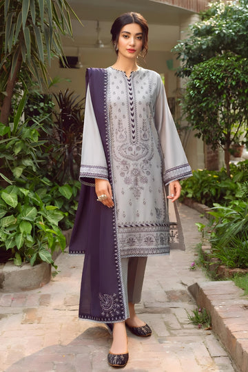 BLOOMSATTIRE -3PC LAWN EMBROIDERED BA-S34