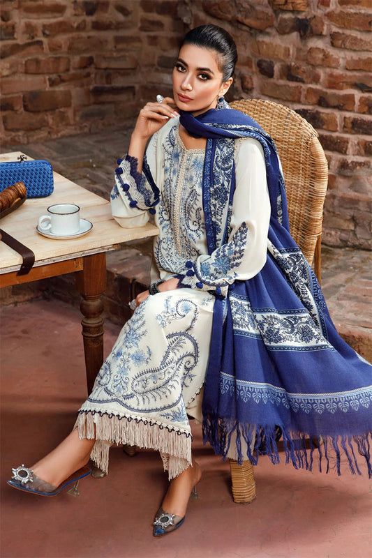 MARIA B - 3PC DHANAK EMBROIDERED BA-W174A