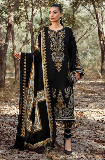 MARIA B- 3PC DHANAK EMBROIDERED BA-W174B