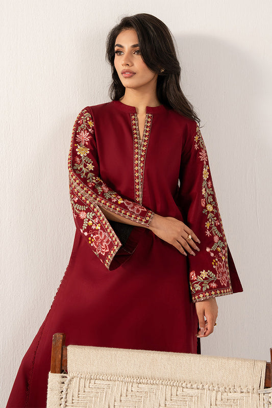 IZEL - 2PC DHANAK EMBROIDERED BA-W208