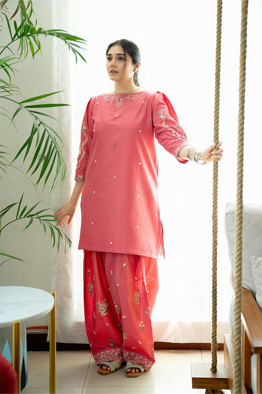 URGE - 2PC DHANAK EMBROIDERED BA-W207