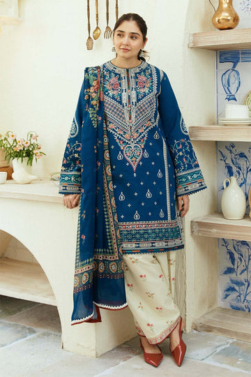 BLOOMSATTIRE - 3PC LAWN EMBROIDERED BA-S131
