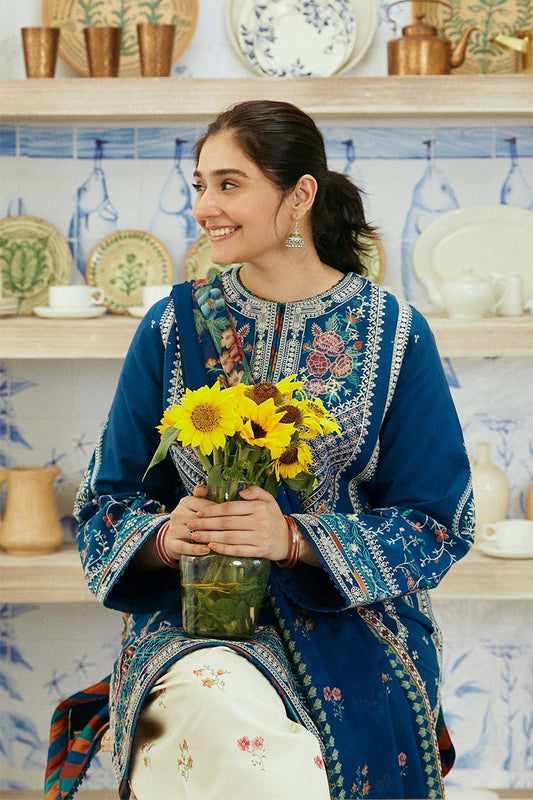 BLOOMSATTIRE - 3PC LAWN EMBROIDERED BA-S131