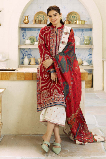 BLOOMSATTIRE - 3PC DHANAK EMBROIDERED BA-W130