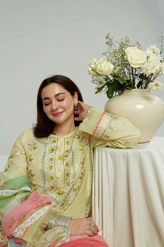BLOOMSATTIRE - 3PC LAWN EMBROIDERED BA-S117