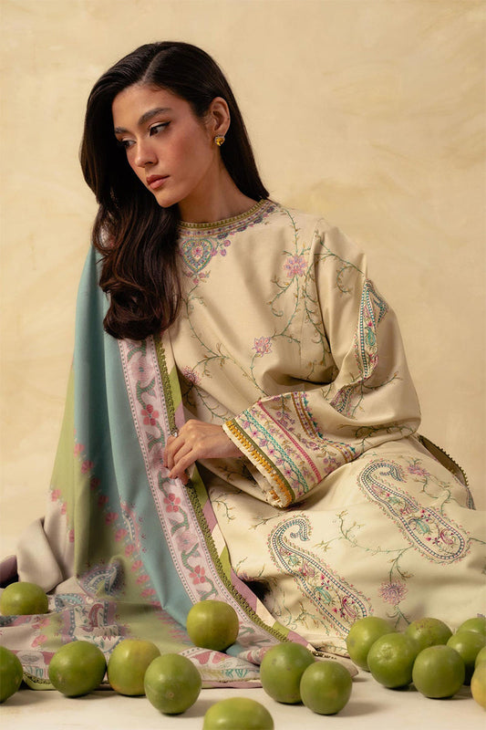 BLOOMSATTIRE - 3PC DHANAK EMBROIDERED BA-W81