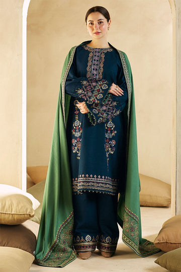 BLOOMSATTIRE - 3PC DHANAK EMBROIDERED BA-W77
