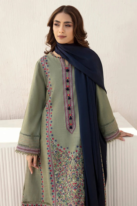 JAZMIN - 3PC DHANAK EMBROIDERED BA-W60