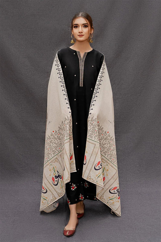 URGE - 3PC DHANAK EMBROIDERED BA-W141