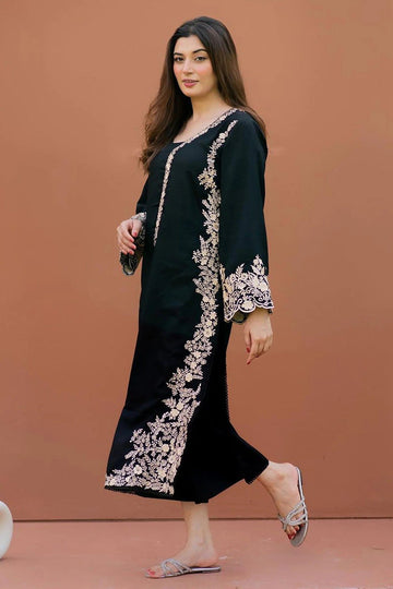 BLOOMSATTIRE - 2PC Dhanak EMBROIDERED BA-W93